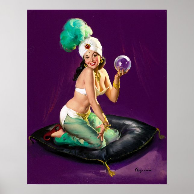 Crystal Ball Button Up Poster (Vorne)