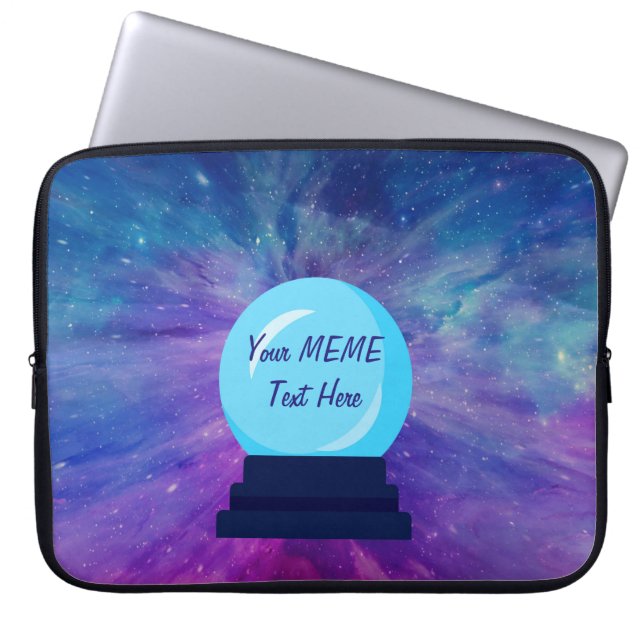 Crystal Ball erstellen Sie Ihr eigenes MEMO Laptopschutzhülle (Vorderseite)