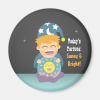 Crystal Ball Fortune Teller denken positiv