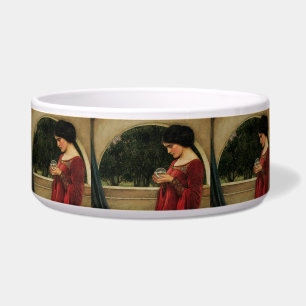 Crystal Ball Frau Waterhouse Malerei Napf