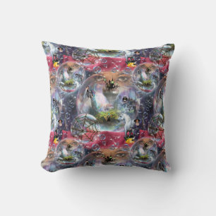 Crystal Ball Halloween Hexe Kissen