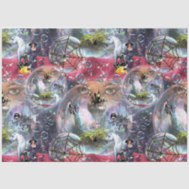Crystal Ball Halloween Hexe Seidenpapier