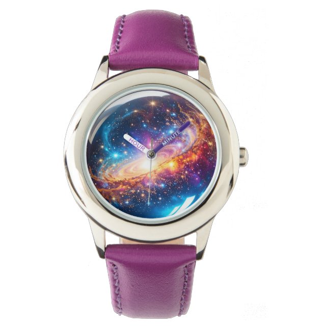 Crystal Ball - Ich sehe ein kosmisches Ereignis in Armbanduhr (Vorderseite)