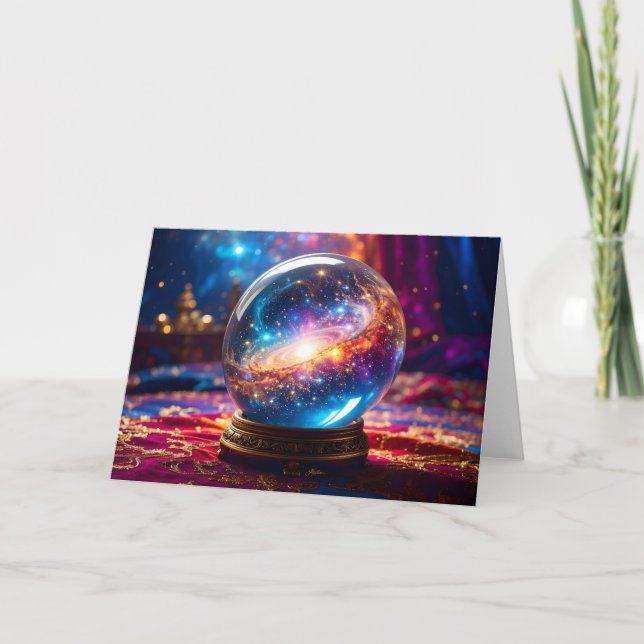 Crystal Ball - Ich sehe ein kosmisches Ereignis in Karte (Vorderseite)