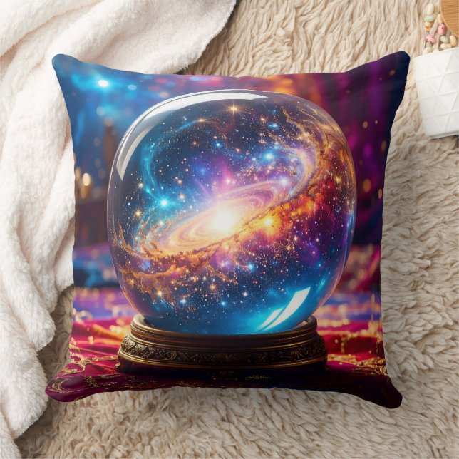 Crystal Ball - Ich sehe ein kosmisches Ereignis in Kissen (Decke)