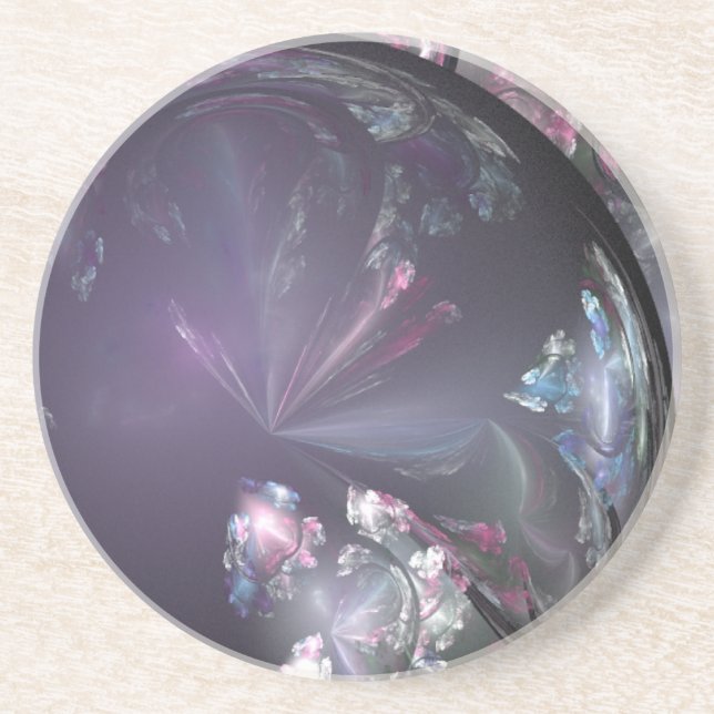 Crystal Ball Sandstone Untersetzer (Vorne)