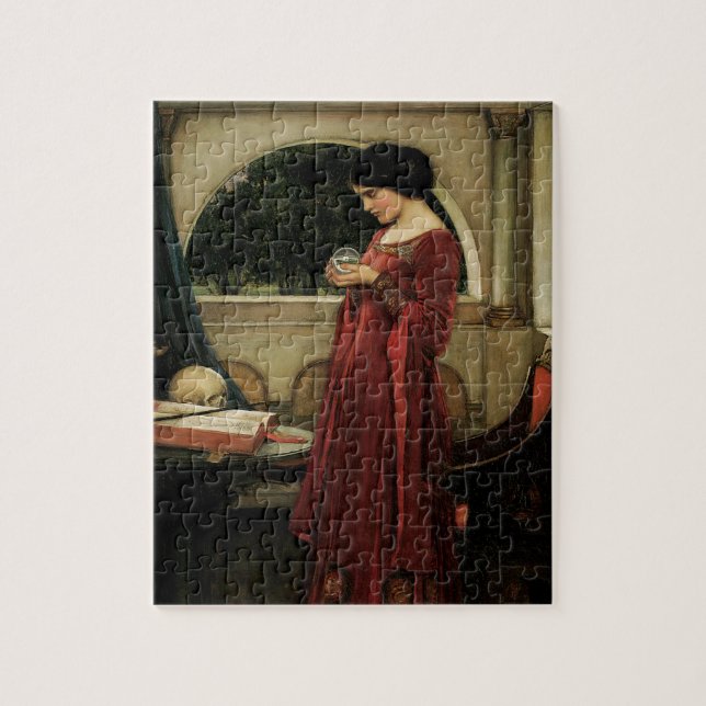 Crystal Ball von John William Waterhouse (Vertikal)