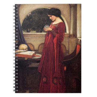 Crystal Ball von John William Waterhouse Notizblock