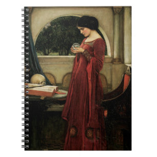 Crystal Ball von John William Waterhouse Notizblock