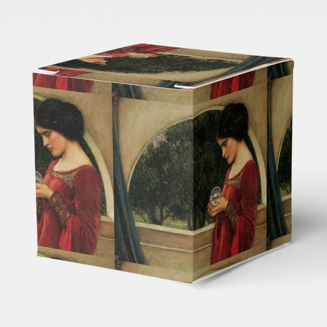 Crystal Ball Woman Wasserhausmalerei Geschenkschachtel (Vorderseite)