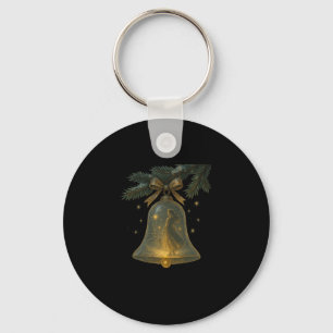 Crystal Bell glänzt Weihnachtsdesign für elegante Schlüsselanhänger