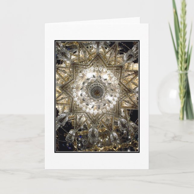 'Crystal' Blank Grußkarte Feiertagskarte (Vorderseite)