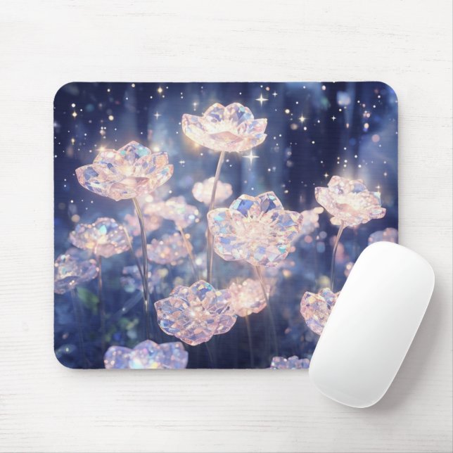 Crystal Bloom Mousepad (Mit Mouse)