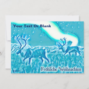 Crystal Blue Caribbean - Einladung von Joyeux Noël