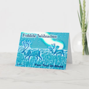 Crystal Blue Caribbean - Fröhliche Weihnachten Karte