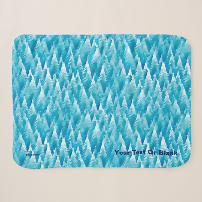 Crystal Blue Caribbean Sherpadecke (Vorderseite (Horizontal))