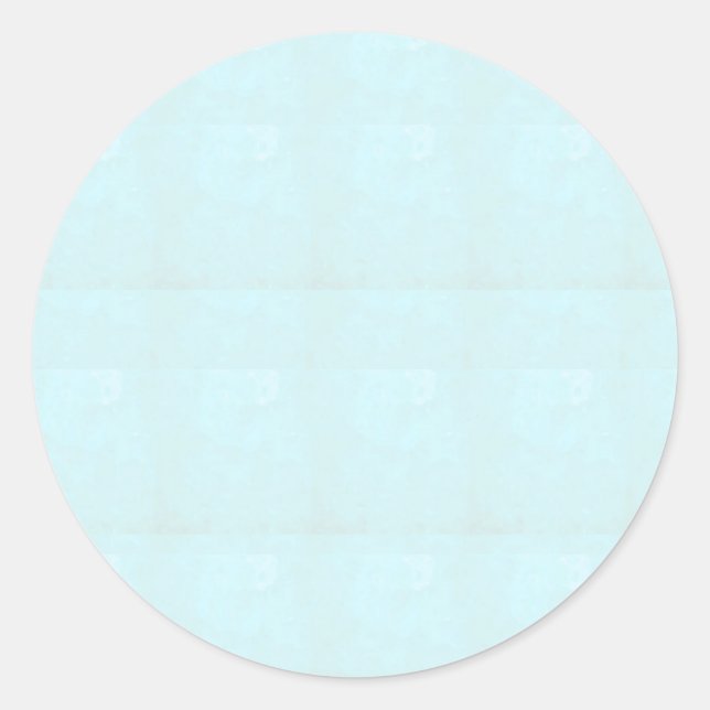 CRYSTAL BLUE Classic Round Aufkleber (Vorderseite)