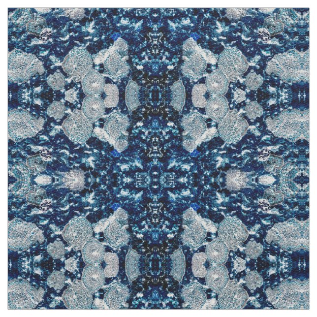 Crystal Blue Fabric Stoff (Muster)