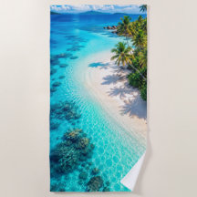 Crystal Blue Lagoon Strandtuch