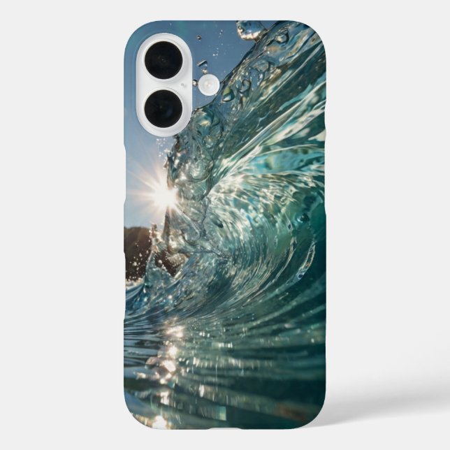 Crystal Breaker iPhone 16 Hülle (Rückseite)