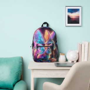 Crystal Bunny Bedruckter Rucksack