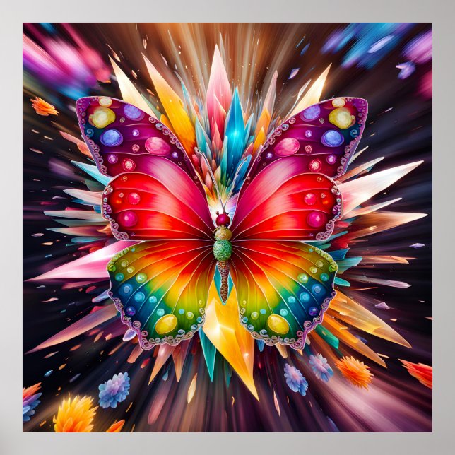 Crystal Butterfly Poster (Vorne)