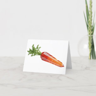 Crystal Carrot 01 - Frohe Ostern! Dankeskarte