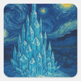 Crystal Castle Starry Night Sticker