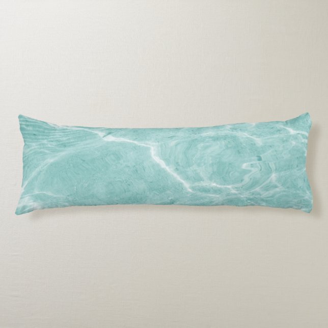 Crystal Clear Soft Turquoise Ocean Dream #2 #wall  Seitenschläferkissen (Vorderseite)
