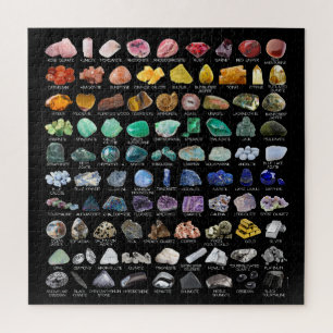 Crystal Collection Rainbow Rocks Geology Square