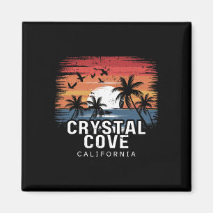 Crystal Cove State Park Kalifornien Surfen Surfer Magnet