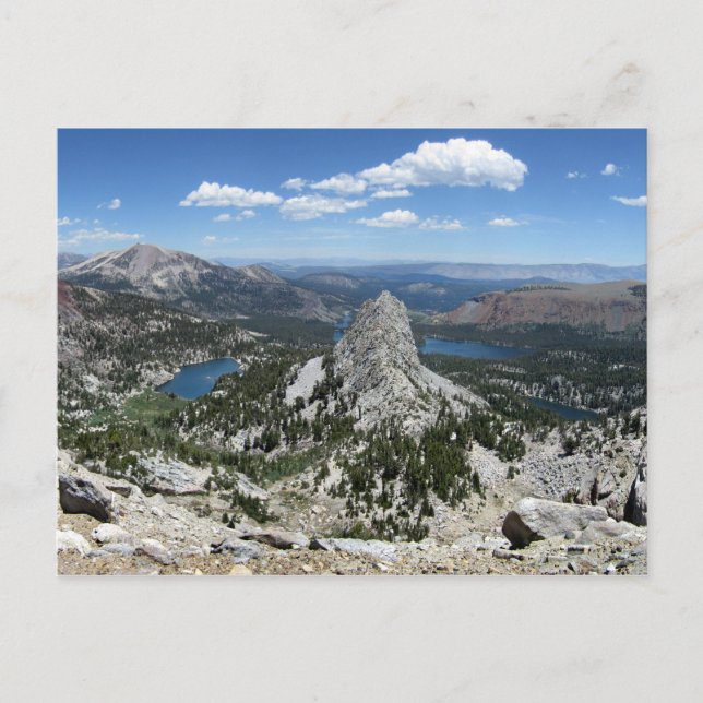 Crystal Crag Mammoth Seen Becken Mammoth Wappen Postkarte (Vorderseite)