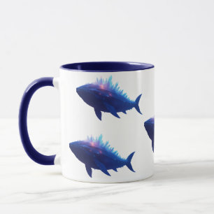 Crystal Crest Whale - Ocean Whales Druck Tasse