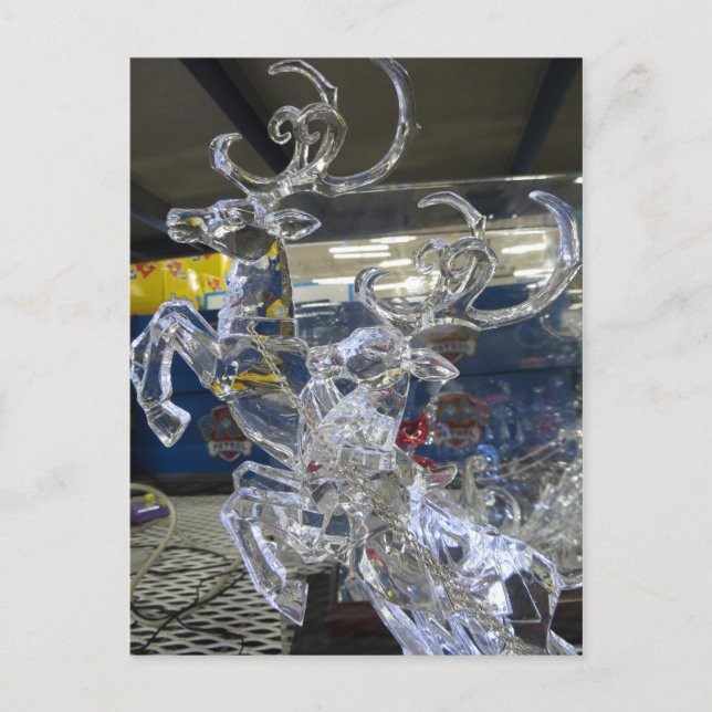 Crystal Deer Postkarte (Vorderseite)