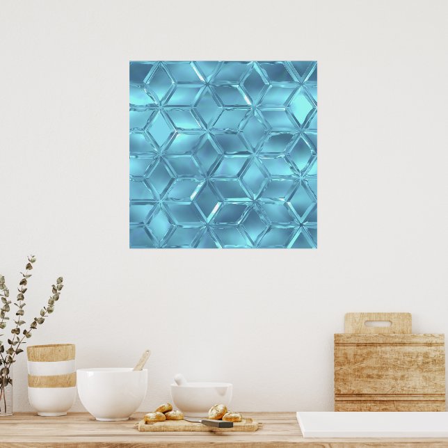 Crystal Diamonds Poster (Küche)