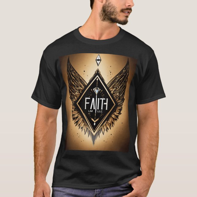 Crystal Eagle Design T - Shirt - Majestic & Bold'' (Vorderseite)