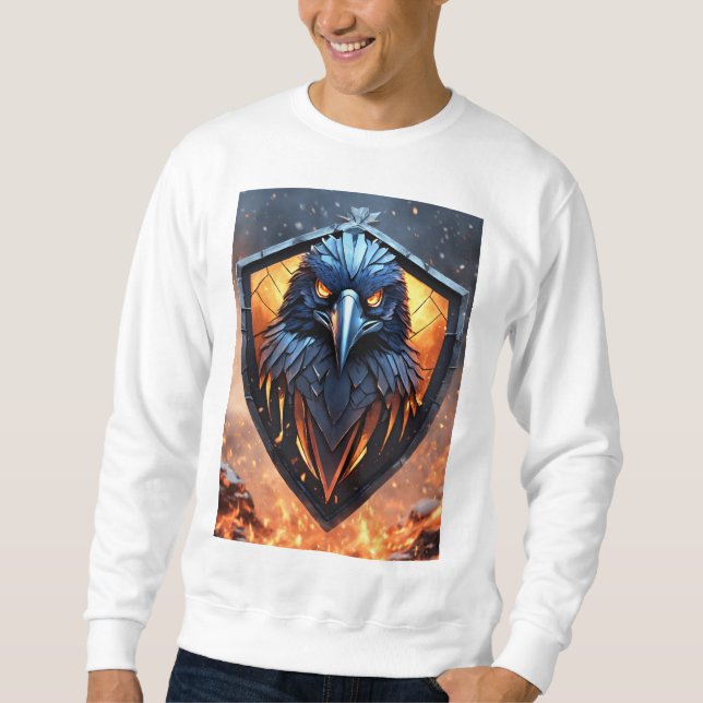Crystal Eagle: Entfesseln Sie Ihr inneres T-Shirt Sweatshirt (Vorderseite)