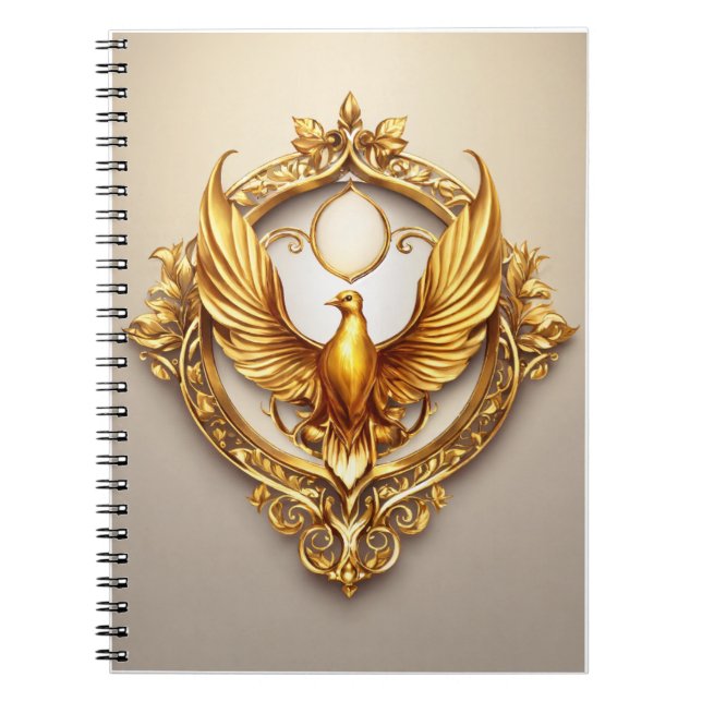 Crystal Eagle: Icon of Freedom and Ambition Notizblock (Vorderseite)