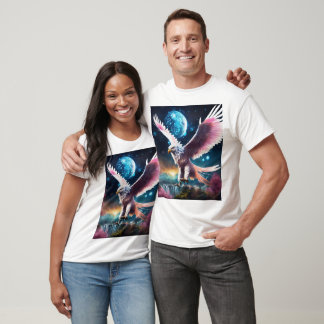 "Crystal Eagle in Flight T - Shirt - Symbol des In