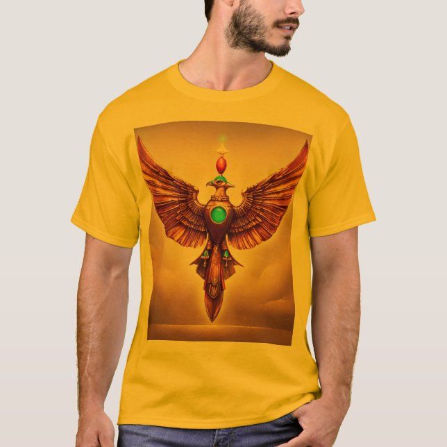 Crystal Eagle T - Shirt: Wilder Geist entfesselt T-Shirt (Vorderseite)