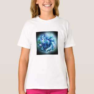 Crystal Fantasy Fuchs Jugend Mädchen T-Shirt