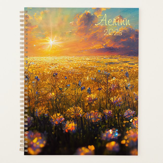 Crystal Fields et Starry Skies Planner (Devant)