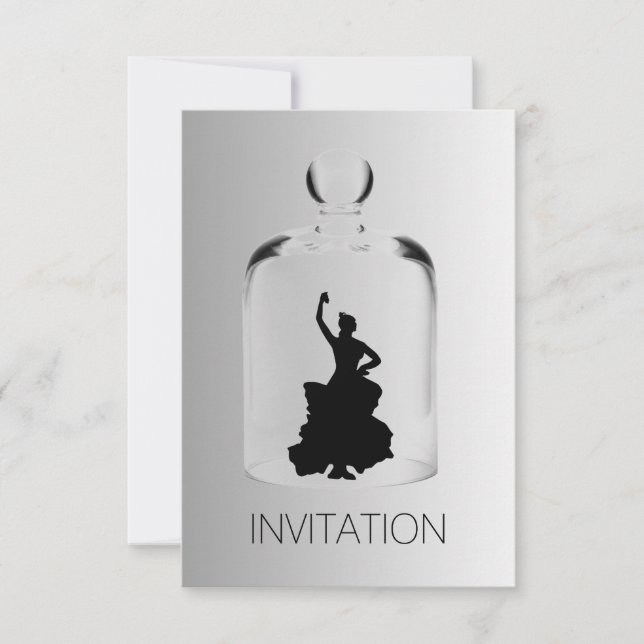 Crystal Flamenco Night Club Vip Invitation (Devant)