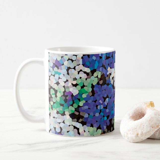 Crystal Floral Blooms Kaffeetasse (Mit Donut)