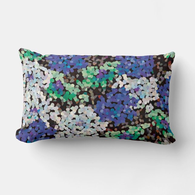 Crystal Floral Blooms Lendenkissen (Vorderseite)