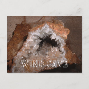 Crystal Formation, Wind Cave National Park, SD Postkarte