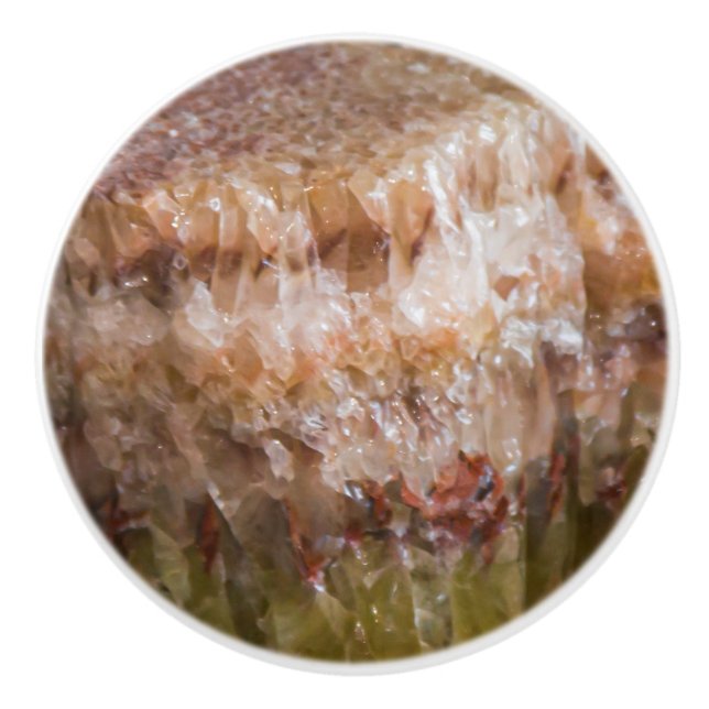 Crystal Geode Sphere Crystals Keramikknauf (Vorderseite)