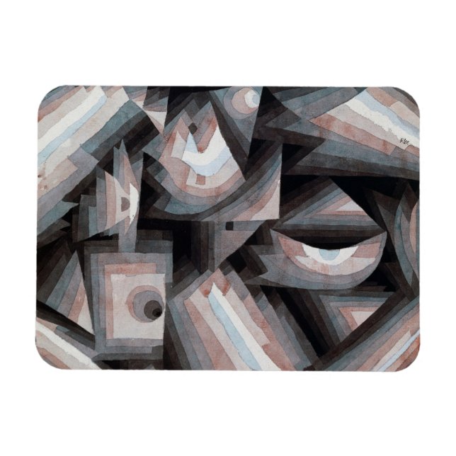 Crystal Gradation von Paul Klee Magnet (Horizontal)