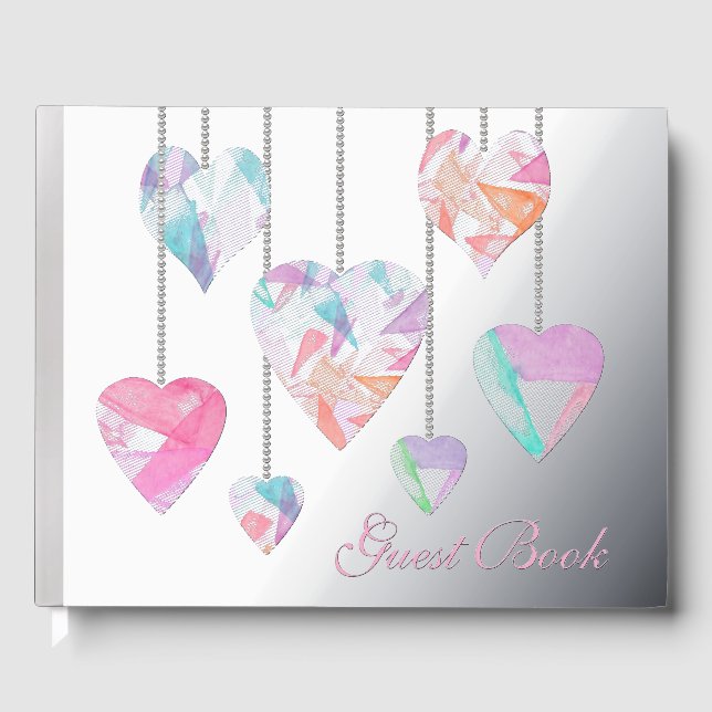 Crystal Hearts Gästebuch (Vorderseite)