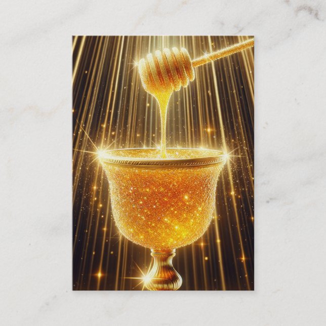 Crystal Honey | Psalm 19:9-11 KJV Kartenbox Visitenkarte (Vorderseite)